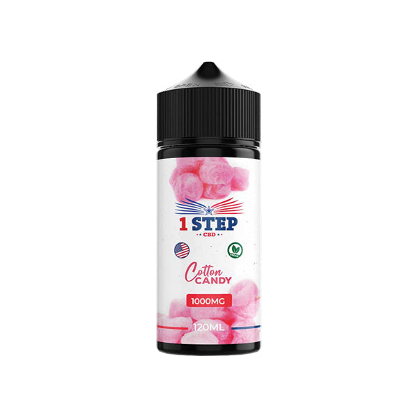 1 Step CBD 1000mg CBD E-liquid 120ml (BUY 1 GET 1 FREE)