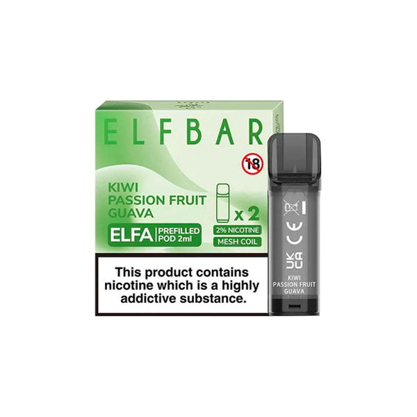 ELF Bar ELFA 20mg Replacement Prefilled Pods 2ml