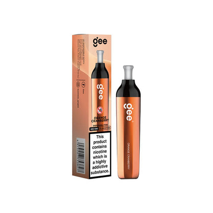 EXPIRED:: 20mg ELF BAR Gee 600 Disposable Pod Vape Device 600 Puffs