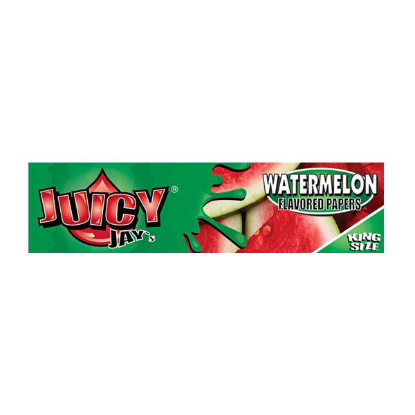 24 Juicy Jay King Size Flavoured Slim Rolling Paper - Full Box