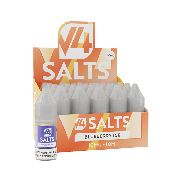 10mg V4 Salts 10ml Nic Salts (50VG/50PG) - Pack of 20