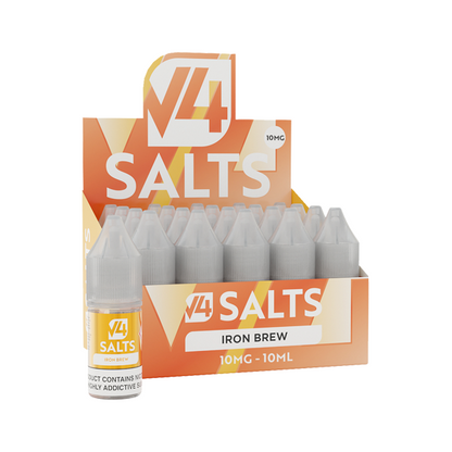 10mg V4 Salts 10ml Nic Salts (50VG/50PG) - Pack of 20