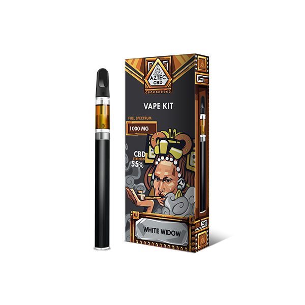 Aztec CBD 1000mg Vape Kit - 1ml