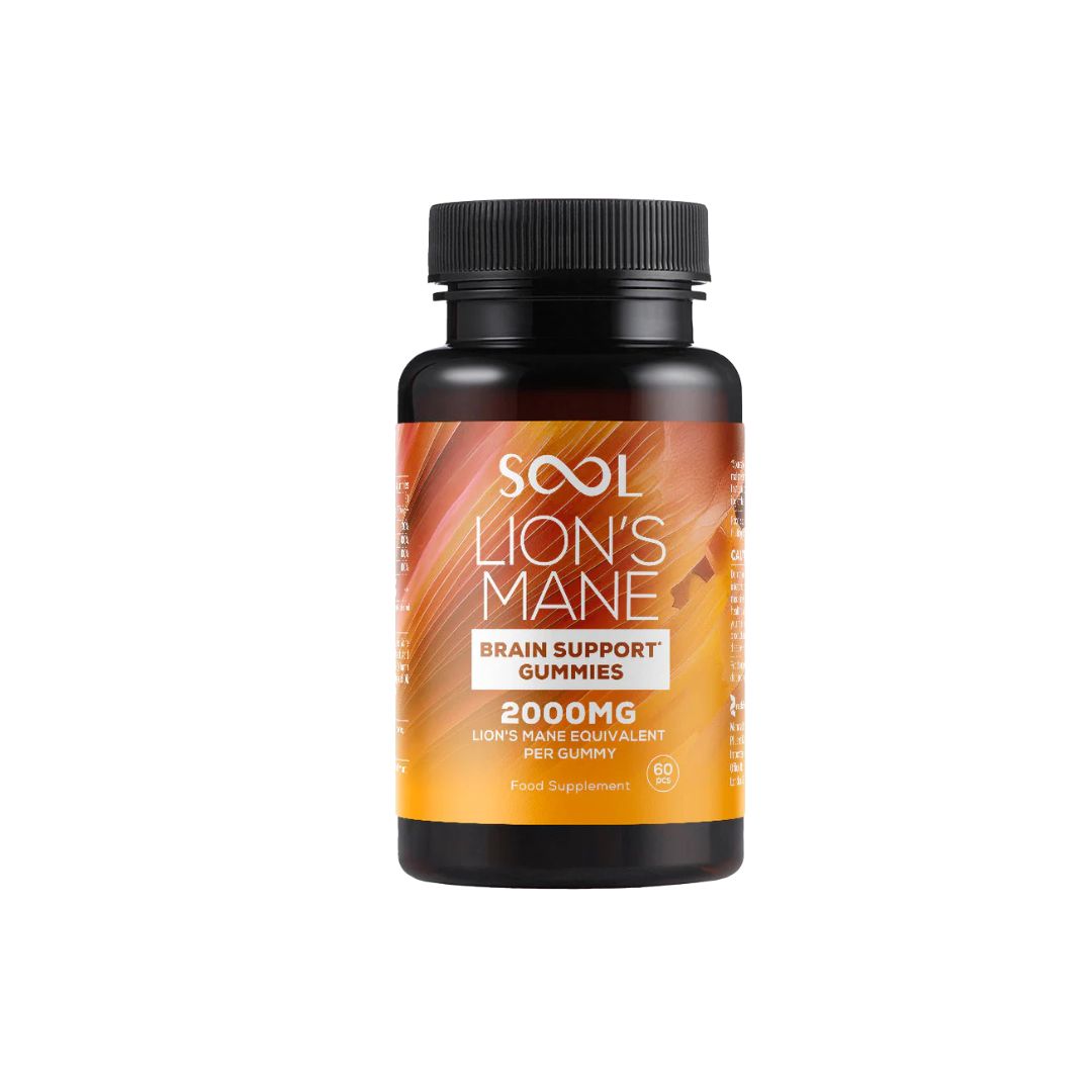 SOOL 2000mg Lion's Mane Brain Support Gummies - 60 Pieces