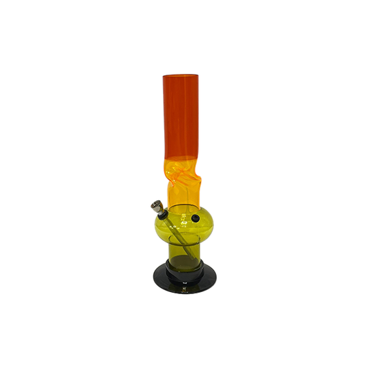 14" Mixed Three Tone Colour Acrylic Bong - FA-01C (GS0245)