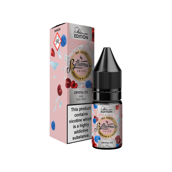 20mg Billionaire Juice Platinum Edition 10ml Nic Salts (50VG/50PG)