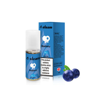 A-Steam Fruit Flavours 3MG 10ML (50VG/50PG)