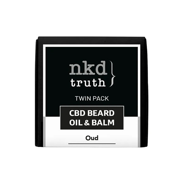 NKD 150mg CBD Twin Pack OUD Beard Oil and balm (BUY 1 GET 1 FREE)