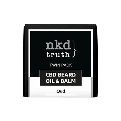 NKD 150mg CBD Twin Pack OUD Beard Oil and balm (BUY 1 GET 1 FREE)