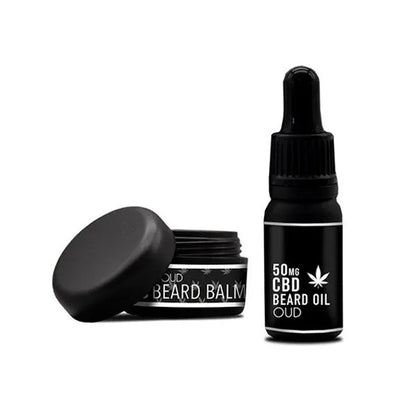 NKD 150mg CBD Twin Pack OUD Beard Oil and balm (BUY 1 GET 1 FREE)