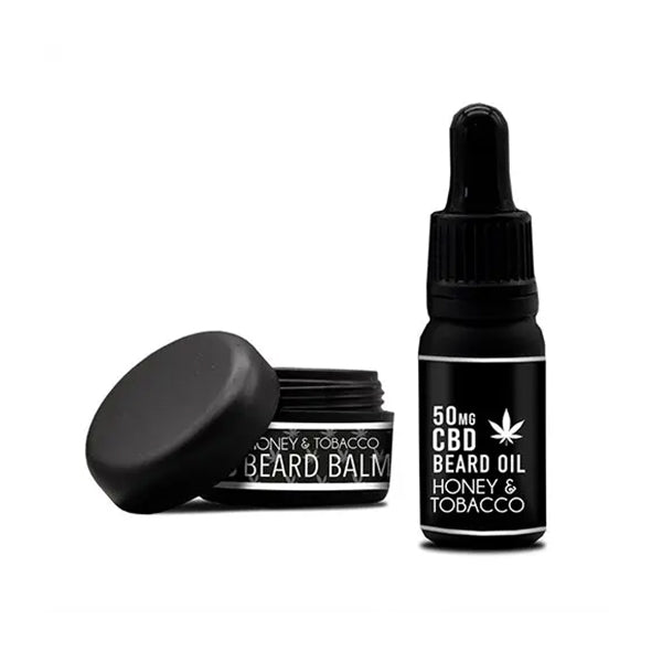 NKD 150mg CBD Twin Pack Honey Tobacco Beard Oil and balm (BUY 1 GET 1 FREE)