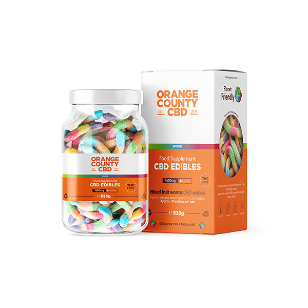 Orange County CBD 1600mg Gummies - Large Pack