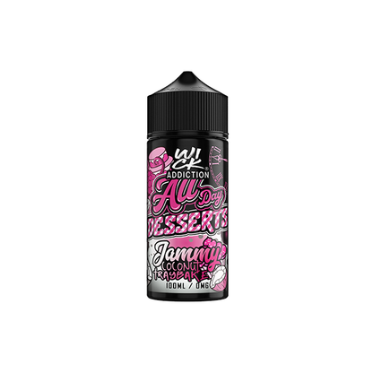 Wick Addiction All Day Desserts 100ml Shortfill 0mg (70VG/30PG)