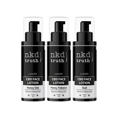 NKD 50mg CBD Face Lotion - 100ml (BUY 1 GET 1 FREE)