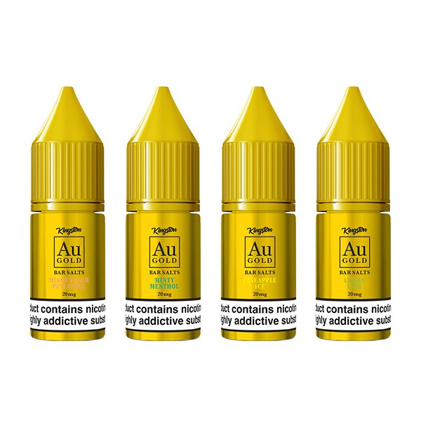 20mg AU Gold By Kingston Nic Salt 10ml (50VG/50PG)