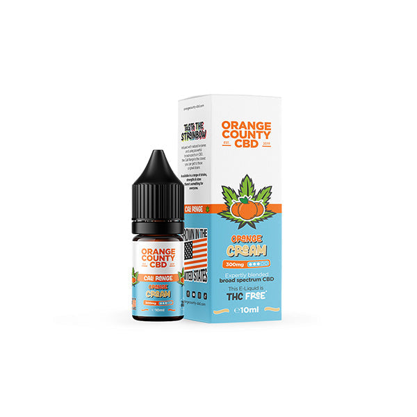 Orange County CBD Cali Range 300mg CBD 10ml E-liquid (60VG/40PG)