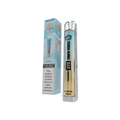 20mg Soda King Bar Disposable Vape Device 600 Puffs