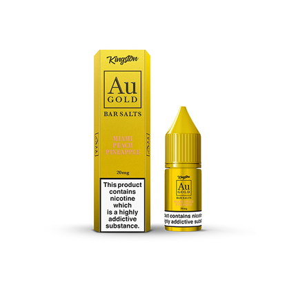 20mg AU Gold By Kingston Nic Salt 10ml (50VG/50PG)