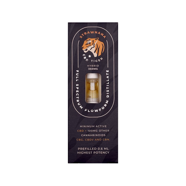 CBD Tiger 350mg Full Spectrum CBD Flowform Vape Cartridge