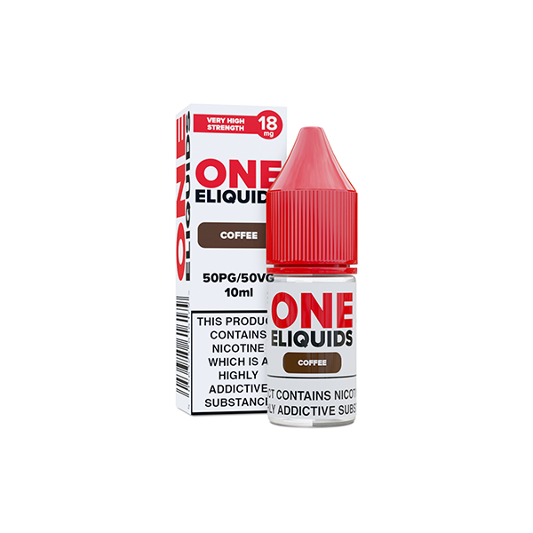 18mg One E-Liquids Flavoured Nic Shot 10ml (50VG/50PG)