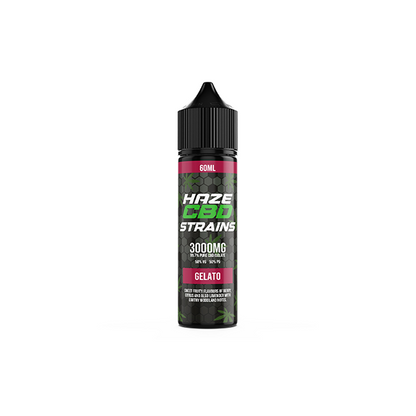 Haze CBD Strains 3000mg CBD E-Liquid 50ml Shortfill 0mg (50VG/50PG)