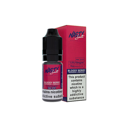 20mg Nasty Salts 10ml Nic Salts (50VG/50PG)