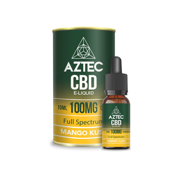 Aztec CBD 100mg CBD Vaping Liquid 10ml (50PG/50VG)