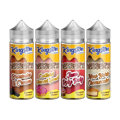 Kingston Desserts 120ml Shortfill 0mg (70VG/30PG)