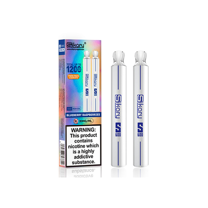 20mg Sikary S600 Twin Pack Disposable Vapes 1200 Puffs