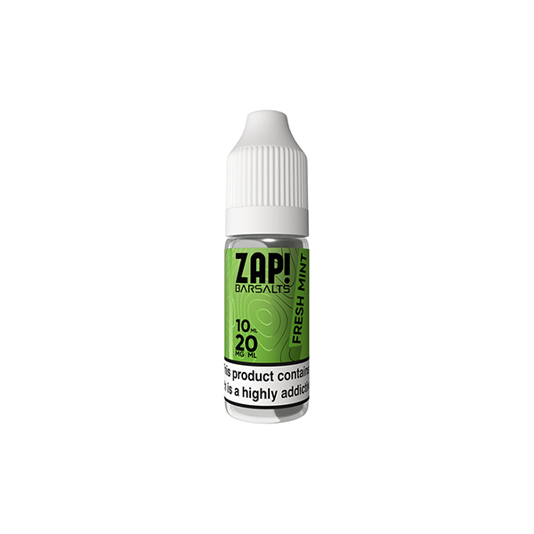 20mg ZAP! Bar Salts Nic Salt 10ml (50VG/50PG)