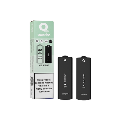 20mg Quadro 2.4k Replacement Pods - 2ml