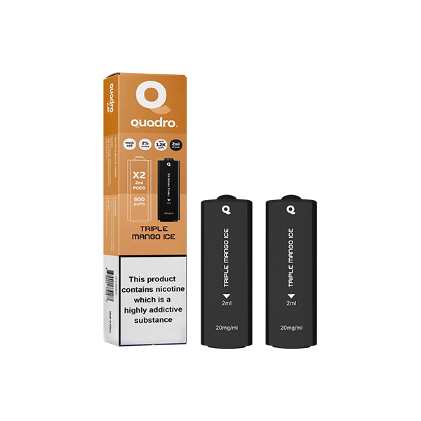 20mg Quadro 2.4k Replacement Pods - 2ml