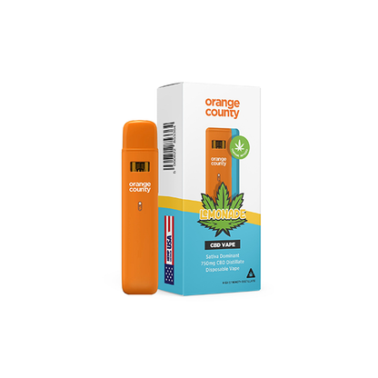 Orange County 750mg CBD Disposable Vape Pen 1ml