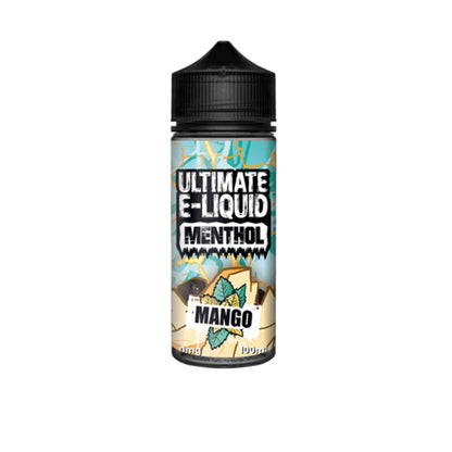 Ultimate E-liquid Menthol by Ultimate Puff 100ml Shortfill 0mg (70VG/30PG)