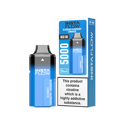 20mg Instaflow 5000 Disposable Rechargeable Vape Kit 5000 Puffs