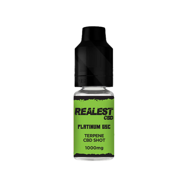 Realest CBD 1000mg Terpene Infused CBD Booster Shot 10ml (BUY 1 GET 1 FREE)