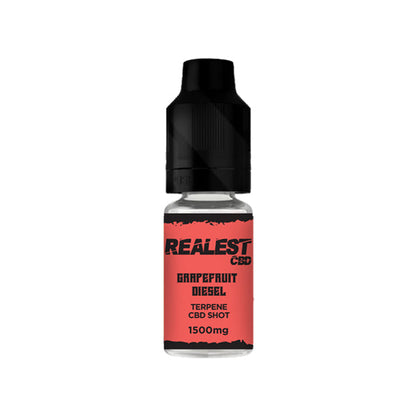 Realest CBD 1500mg Terpene Infused CBD Booster Shot 10ml (BUY 1 GET 1 FREE)