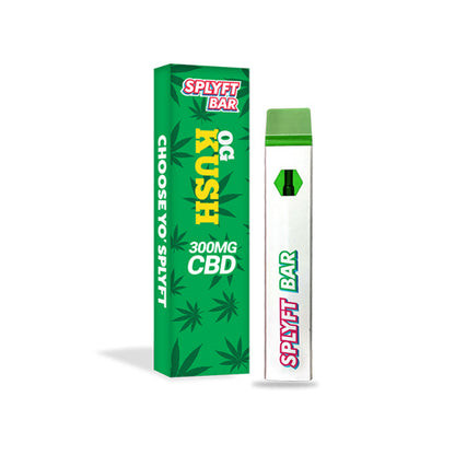 SPLYFT BAR 300mg Full Spectrum Flowform CBD Disposable Vape (BUY 1 GET 1 FREE)