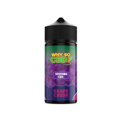 Why So CBD? 5000mg Full Spectrum CBD E-liquid 120ml