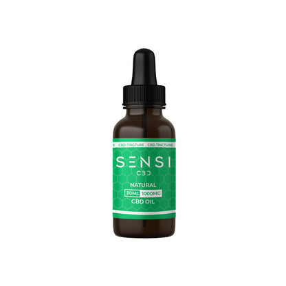 Sensi CBD 1000mg CBD Broad-Spectrum Tinture Oil 30ml (BUY 1 GET 1 FREE)