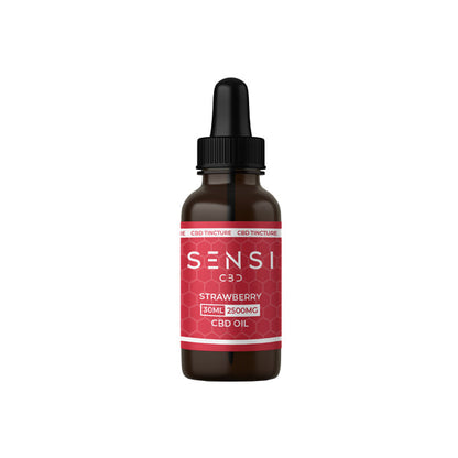 Sensi CBD 2500mg CBD Broad-Spectrum Tinture Oil 30ml (BUY 1 GET 1 FREE)