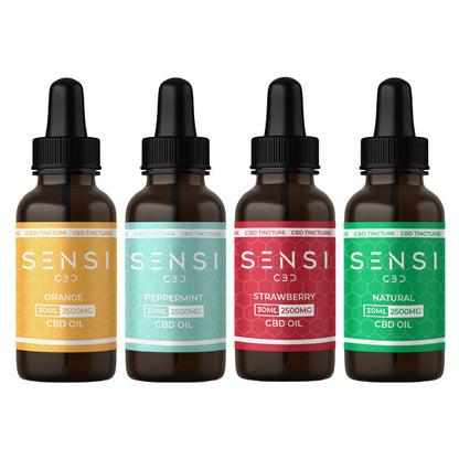 Sensi CBD 2500mg CBD Broad-Spectrum Tinture Oil 30ml (BUY 1 GET 1 FREE)