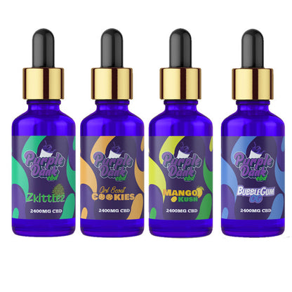 Purple Dank CBD 2400mg Terpene Flavoured Full-Spectrum CBD Oil 30ml (BUY 1 GET 1 FREE)