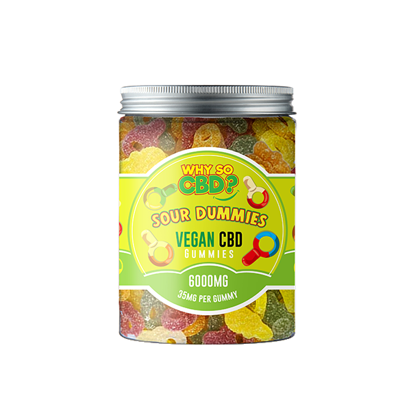 Why So CBD? 6000mg CBD Large Vegan Gummies - 11 Flavours