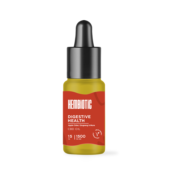 Hembiotic 1500mg Broad-Spectrum CBD Oil - 15ml