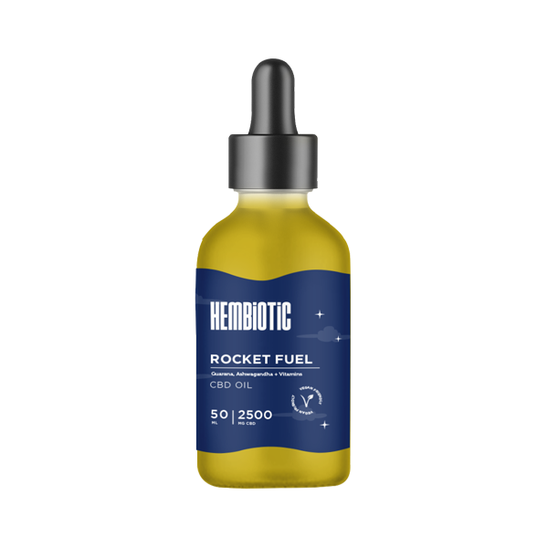 Hembiotic 2500mg Broad-Spectrum Bulk CBD Oil - 50ml