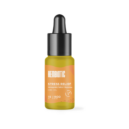 Hembiotic 1500mg Broad-Spectrum CBD Oil - 15ml