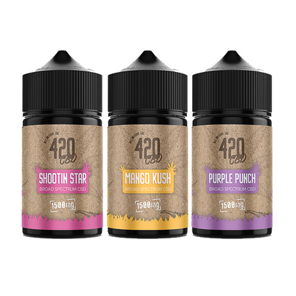 420 E-liquids 1500mg Broad-Spectrum CBD E-Liquids (40VG/60PG)