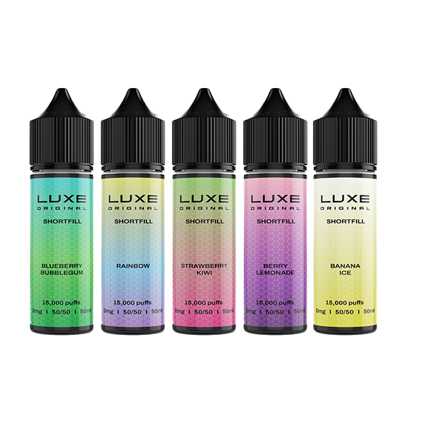 0mg LUXE Original 50ml Shortfill (50VG/50PG)