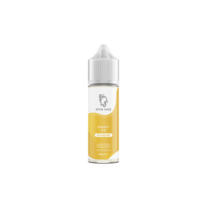 Bulk Buy 0mg EFFIN Juice 50ml Shortfill (50VG/50PG) - Multipacks (10, 25 & 50)